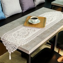 손뜨개 러너 거실장 장식장 서랍장 식탁 콘솔 137x33