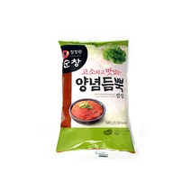 고소하고 맛있는~ 양념듬뿍!! 청정원 순창 쌈장 새콤매콤 비닐포장 리필용, 4개, 500g