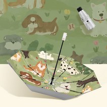 양산 우산 겸용 티타늄 실버 파라솔 전문 자외선 차단 소형 휴대용 접이식