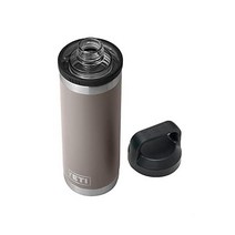예티 Rambler 18온스 병 진공 단열 스테인리스 스틸 처그 캡 포함, Sharptail Taupe