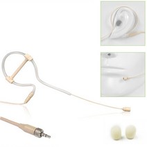 유튜버방송용마이크 단일 이어훅 헤드셋 sennheiser 3.5mm용 무선핀마이크, 협력사