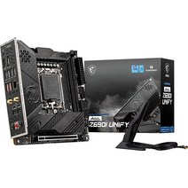 MSI MEG Z690I 유니파이 게이밍 마더보드 (Mini ITX 12세대 인텔 코어 LGA 1700 소켓 DDR5 PCIe 5 2.5G LAN M.2 슬롯 Wi-Fi 6E), MEG Z690I UNIFY