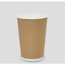 3중 단열 종이컵 엠보싱 크라프트 360ml, 5개입, 5세트