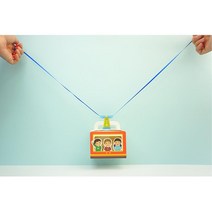 재미있는 종이 케이블카 장난감 만들기 4인 교통 이동수단 유치원 돌봄 집콕놀이 미술학습