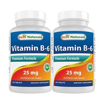 Bests비타민B625mg120(120Count(팩of3)), 120 Count (Pack of 2)