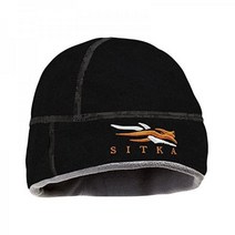 SITKA Gear 고어텍스모자 기어 남성용 제트스트림 윈드스토퍼 플리스 헌팅 비니, 시트카 블랙