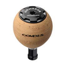 고멕서스 CA38 코르크 원형 파워 핸들 노브 38mm, 시마노 다이와 38mm[CA38], 코르크/블랙실버[BKSR]