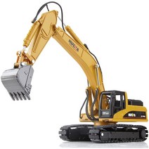 해외직구 하이퀄리티 풀메탈 건설장비 6종 / 포크레인 굴착기 덤프트럭 집게차 롤러 불도저 / DODOELEPHANT 1:50 다이캐스트 알루미늄 어린이선물, Excavator