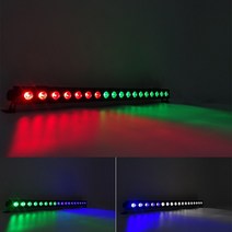18x10W RGBW 4 인 1 LED 월 워셔 DMX 스트립 조명 무대 DJ 디스코 파티 벽 바 댄스 플로어 장식, 04 영국 플러그