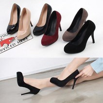 이나슈즈 둥근코 라텍스깔창 쿠션 편한 특허기능성 가보시 하이힐 11cm