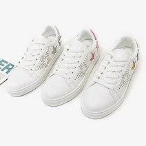 힐슈빌 여성용 발편한 데일리 레더소재 스니커즈 알리타