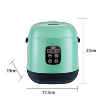 튼튼한목재펠릿 목공 우드 밀스 나무팰릿 1.2L 전기 밥솥 지능형 자동 수프 죽 요리 기계 계란 증기선 다기능 220V, [02] green, [01] 220V