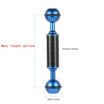 카메라 플로팅 암 다이빙 트레이 부력 수생 익스텐션 듀얼 볼 수중 Nikon SLR 용 OSMO 액션 촬영, D20mm Blue Upgrade_CHINA | 6in