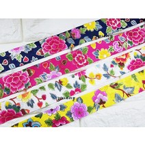 바느질하기 좋은-40mm 매화한복원단리본/예단포장, 진핑1마