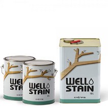 웰 오일스테인 DIY 페인트 4리터, 오크