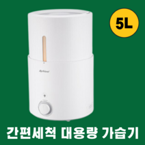 대용량 통세척 남자친구 크리스마스 선물 필터없는 단순 무지 세척 편한 청소 쉬운 가습기, 1개