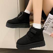 앵클부츠 워커 새로운 패션 양피 가죽 스노우 부츠 여성용 천연 양모 모피 안감 짧은 미니 겨울 따뜻한 캐주얼 발목 신발 2023 스웨이드 앵글 워커 발편 롱가죽 오토바이 방한패딩