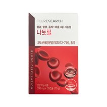 나토필 필리서치 30캡슐 1개월분 나토배양분말 홍국 혈압 혈행 혈중콜레스테롤 개선
