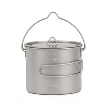 티타늄 캠핑 코펠 티탄 냄비 백패킹 1100ml 마쉬쿠커 부시팟 트레이더스코펠 부쉬크래프트, 쿠팡 본상품선택