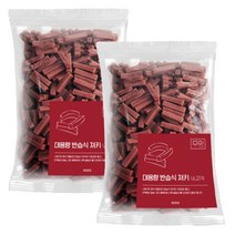 무명 강아지 대용량 반습식 져키, 2개, 800g, 소고기