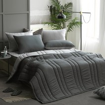 어울림 양면 호텔식 리버시블 사계절 차렵이불 + 패드 세트 Q