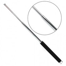 새해 멜론조아 확장형 삼단봉 640mm SS-02실버 고탄소강 강철 호신, 상세페이지 참조