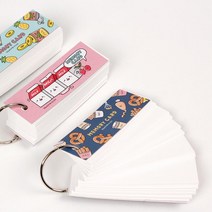 영단어외우기 포켓단어장 휴대용 암기장 필기잘하는법 공부노트 신학기 귀여운수첩