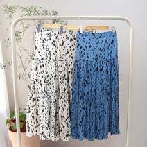 모조로브 / (국내)레오파드 호피 3단 캉캉롱스커트