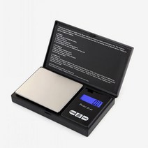 블랙 디지털 전자 업소용저울 0.1g 측량기계 영점조정