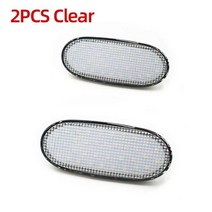 36LED 사이드 마커 라이트 사이드 리피터 램프 12V 턴 시그널 라이트 패널 램프 벤츠 스프린터 W906 폭스 바겐 크래프터, Clear shell 2Pcs_No Dynamic, 1개