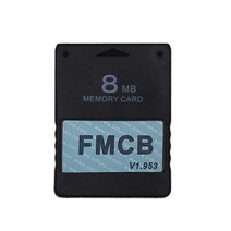 Bitfunx-FMCB 무료 McBoot 카드 v1.953 소니 PS2 플레이스테이션 2 용 8MB/16MB/32MB/64MB 메모리 OPL MC, 07 8MB-black