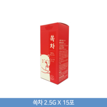 퍼스트헬스케어 쏙차 쏙빼먹는 분말스틱차, 2.5g, 45포