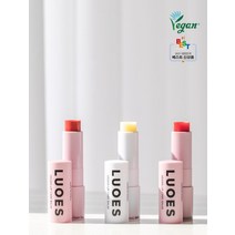 LUOES [대한민국 베스트 신상품 대상] 르오에스 비건 립 케어 밤 1종, 00 블랑
