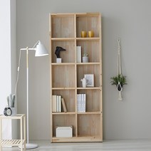 블리스데코 레브 삼나무 원목 5단 800 책장 DLA097_C