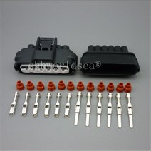 6 핀 2.2MM 90980-11858 7283-1968-30 도요타 마쓰다 용 자동 전기 스로틀 제한 장치 플매트 카펫 러그 가속기 소켓 커넥터, [13] 100sets female male