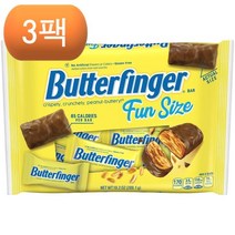 네슬레 버터 핑거 캔디 바 펀 사이즈 289g, 3팩