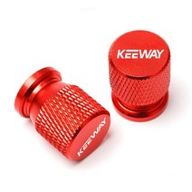 Keeway 허리케인 50 Vieste 300 Zahara Cityblade K-Light Superlight RKR RKV RKF 125 RKS 150 용 휠 타이어 밸브 캡, [05] Red