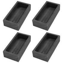 24 개 1KG 665 G 흑연 잉곳 금형 도가니 금속 주조 금형 금 용해 정제용 흑연 도가니 금형, Mold for 1KG X 4