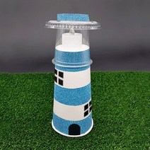 [미술세트]등대 만들기(LED등대B) 5인용, 본상품