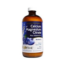 LifeTime 하이포텐시 칼슘 마그네슘 비타민D3 블루베리맛 액상형 473ml, 16ml, 1개