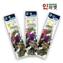 백경모듬채비 원터치 묶음바늘 선상낚시 농어 우럭