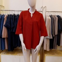 [프로그램] NC 해운대점 78%파격할인 V넥 카라 시원한 지지미 블라우스 P212B089