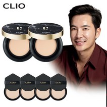 [CLIO] 클리오 더블 커버킬 마그넷 팩트 에어 블랙마블패키지, 21호 보통피부용