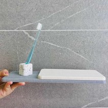 아르앤유 프리미엄 규조토 건조대 욕실 비누받침 홈 파인 트레이, 20x10cm, 화이트