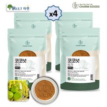 코코넛슈가 코코넛설탕 비정제설탕 원당 당뇨설탈 천연당 감미료 갈색설탕, 500g, 4개