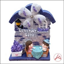 케릭터 무빙 오르골-라벤더 하우스 소년소녀 퍼플