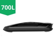 루프박스 대용량 루프백 루프캐리어 suv 차량용 카니발 쏘렌토 qm6, 블랙 (가로바 포함), 700L, 1개