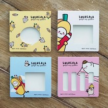 룰루랄라 투명 점착메모지, 옐로우