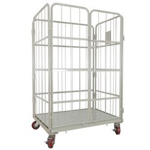 롤테이너 마트 물류 창고 4륜 이동 분류 보관 케이지, L1200xW1000xH1700문이 없는