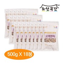 조선곡간 오색현미 500gX18팩, 단일옵션